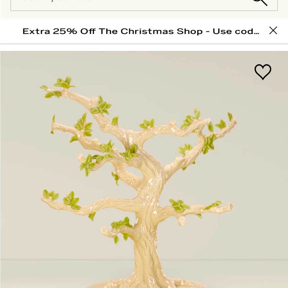 Lenox porcelain Christmas tree